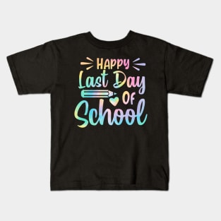Tie Dye Last Day Of School Schools Out For Summer Teacher Kids T-Shirt